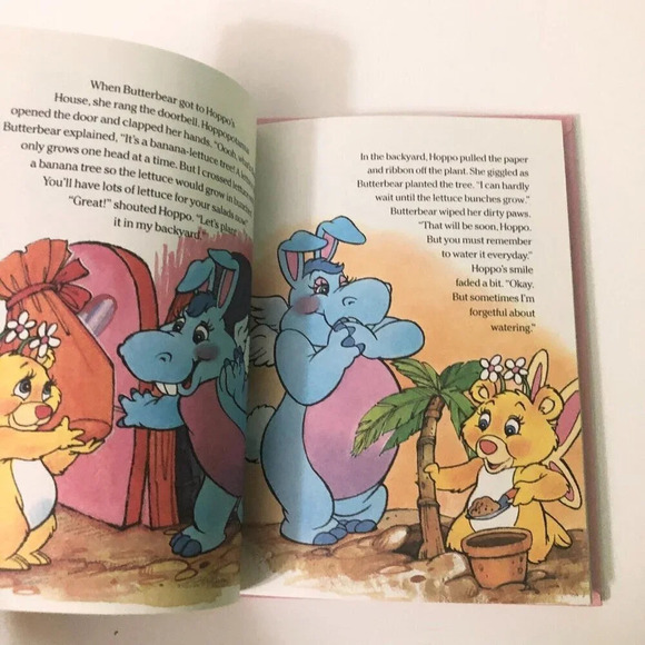 Vtg 1984 The Wuzzles Butterbear Plants  a Suprise Hardcover Book - Picture 10 of 14